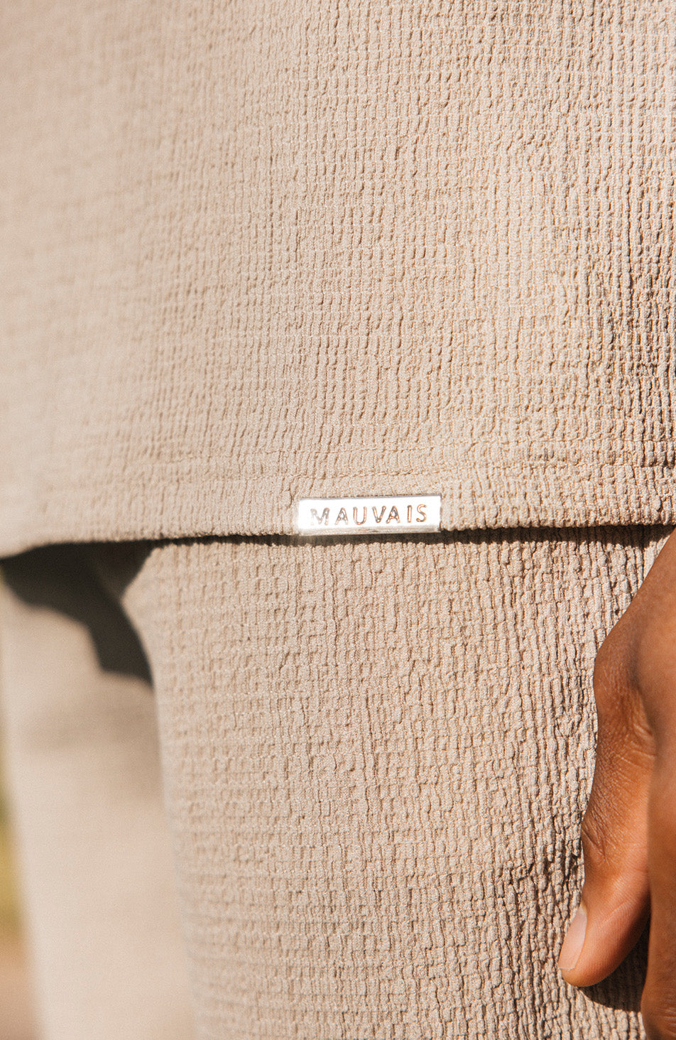 Camisa de corte relajado de Eivissa en taupe