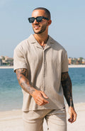 Camisa de corte relajado de Eivissa en taupe