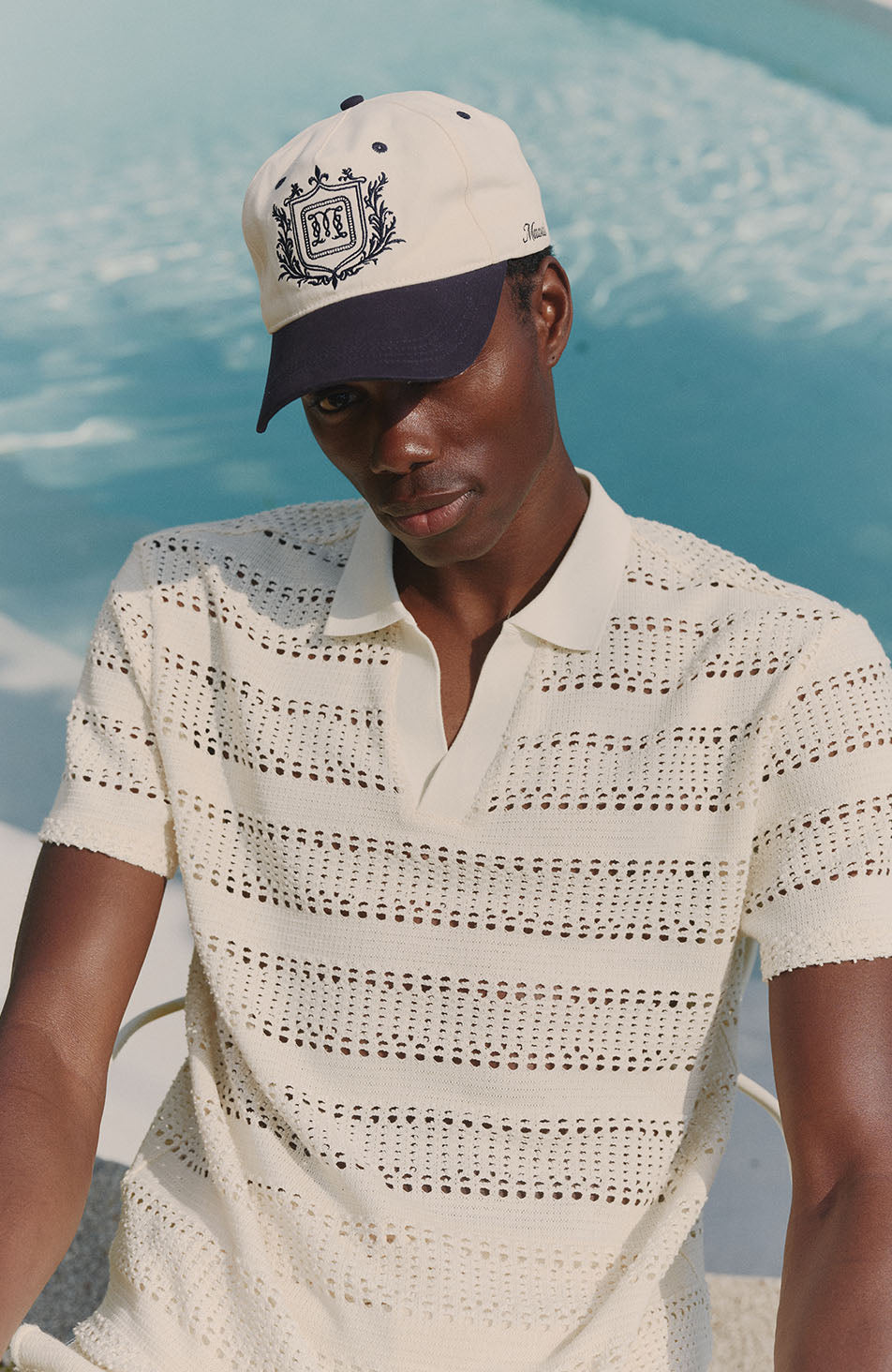 Polo Boxy Romano en blanco