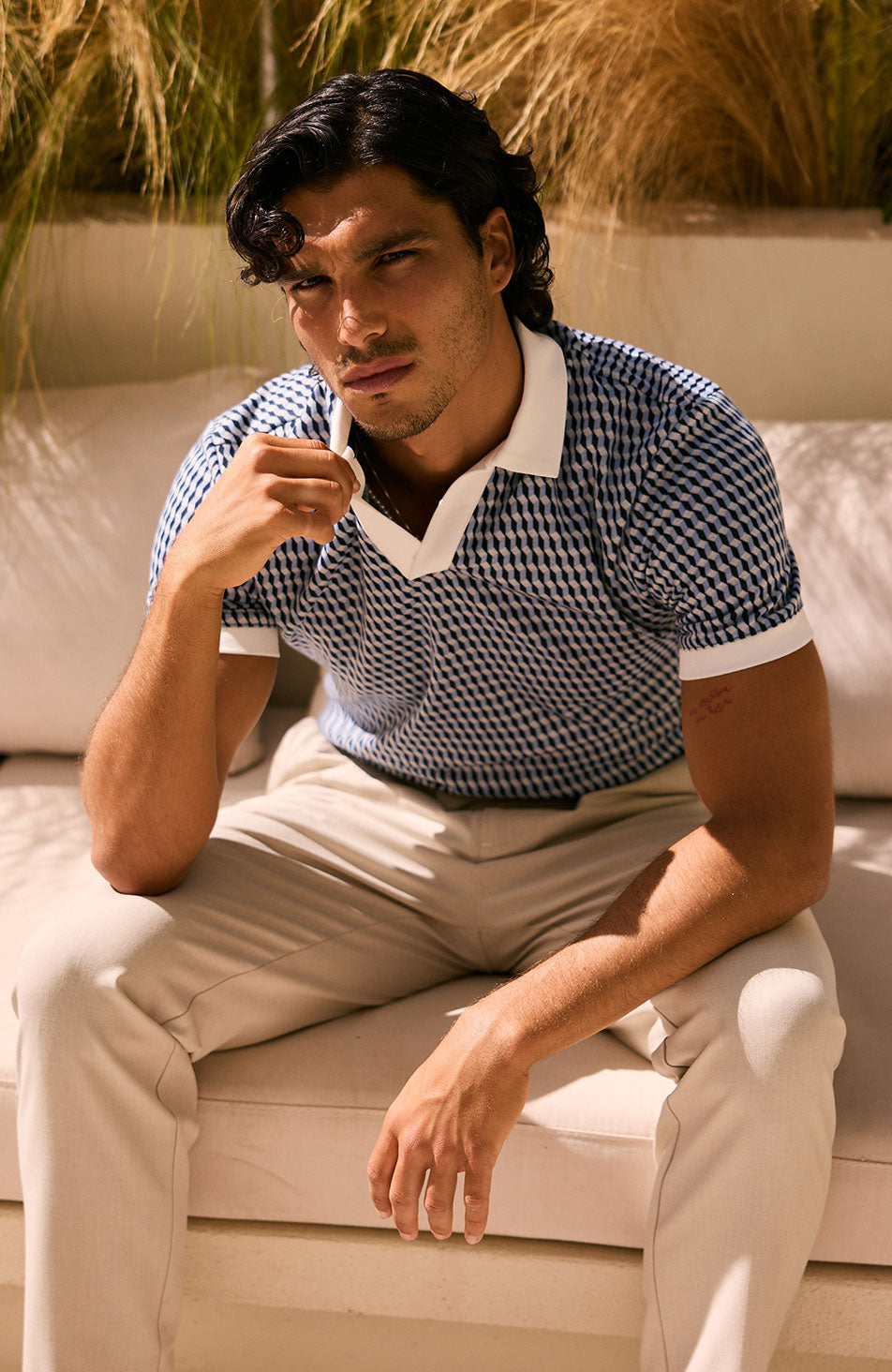 Matteo Polo en azul