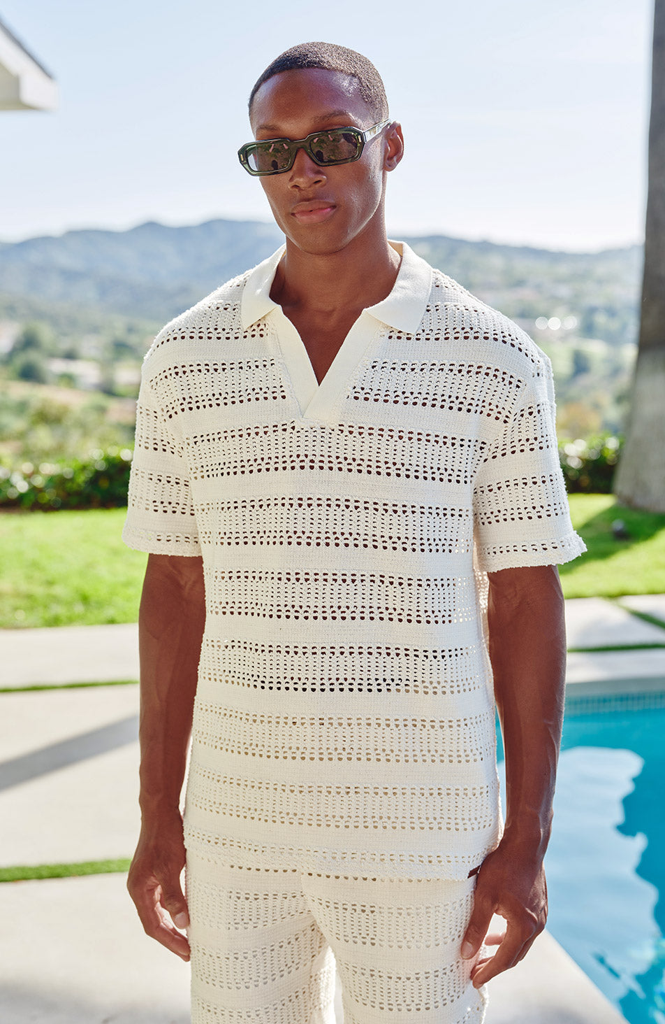 Polo Boxy Romano en blanco