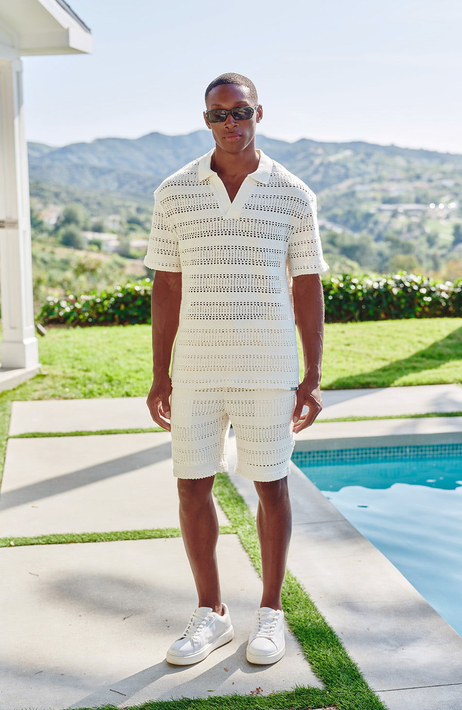 Polo Boxy Romano en blanco